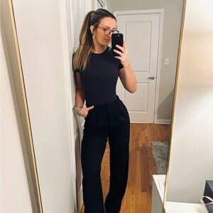 SKIMS Black Fits Everyone TShirt Bodysuit S